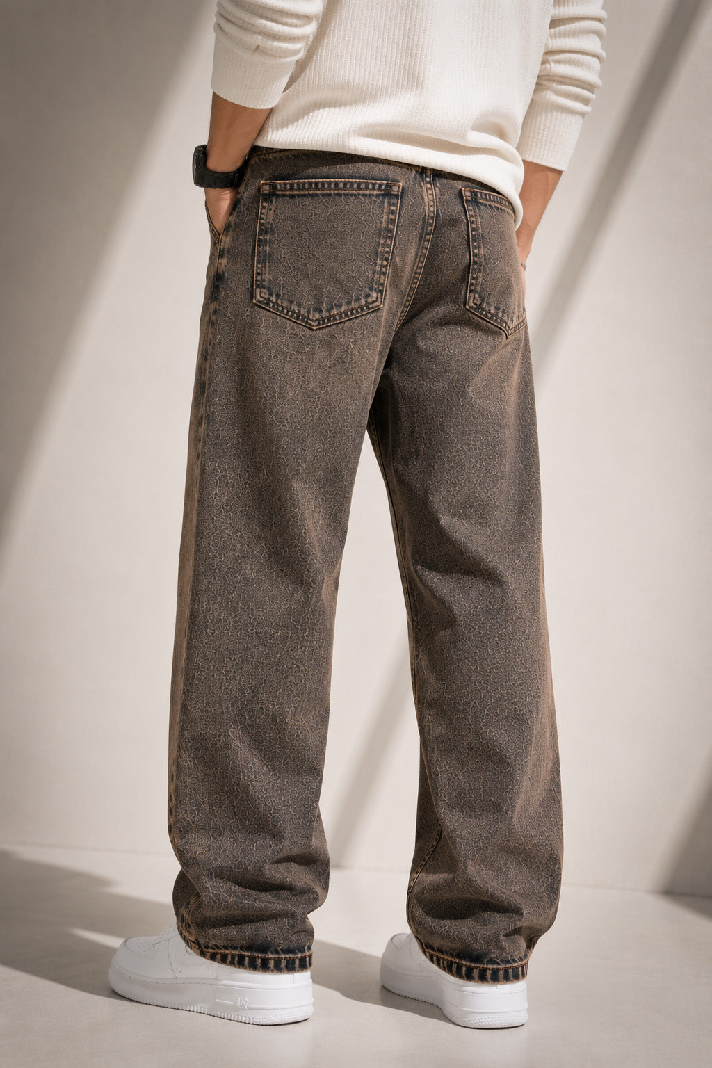 Premium Relaxed Straight Fit Denim Jeans for Men | Casual Jeans