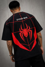 Spider Man Oversized T Shirt for Men | Premium 240 GSM Marvel Superhero Cotton T-Shirt