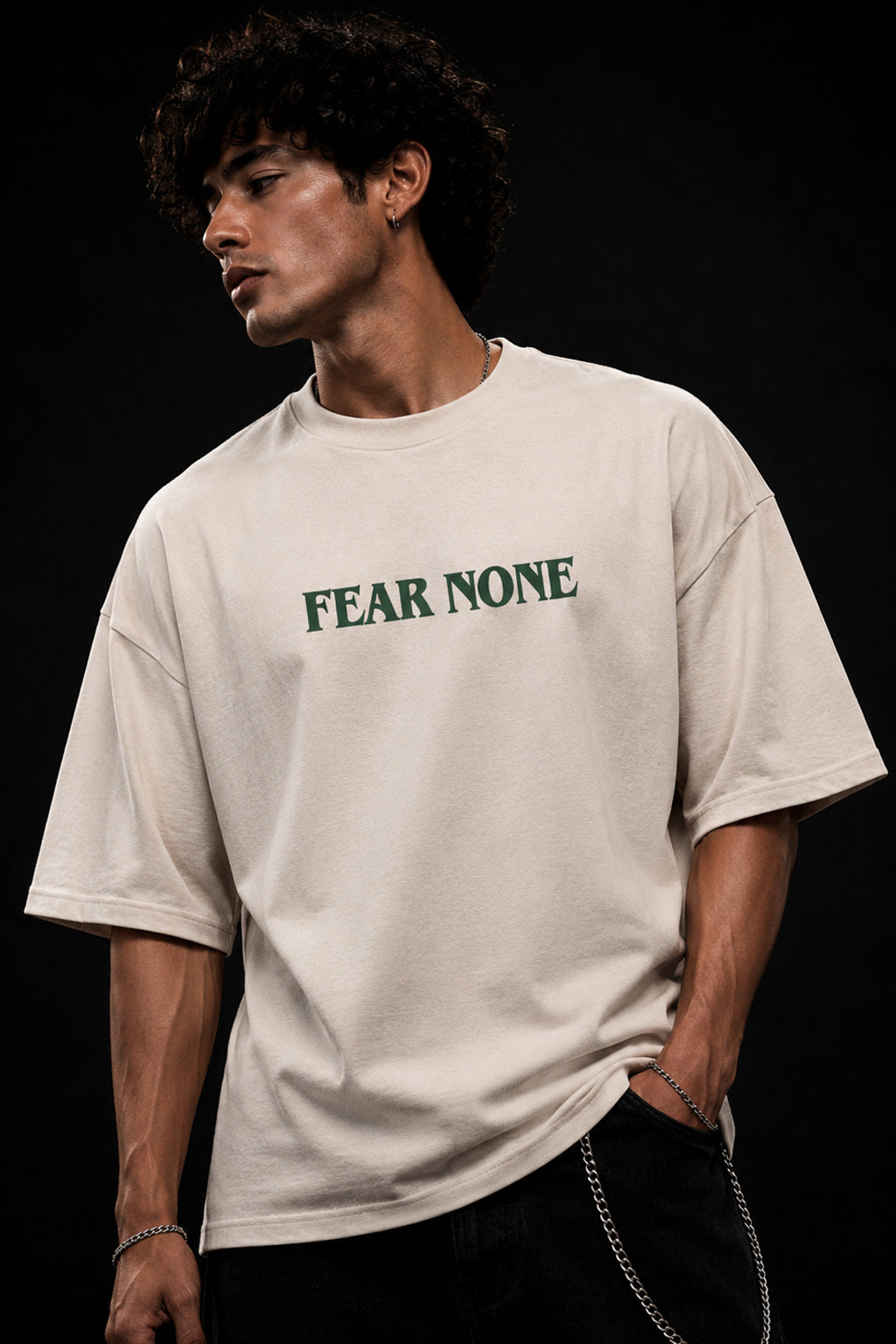 Zoro One Piece Premium Oversized T Shirt for Men | 240 GSM Cotton Anime Printed Tee