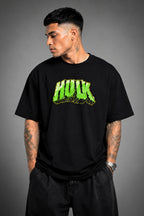 Hulk Premium 240 GSM T Shirt for Men | Marvel Superhero Cotton Graphic Tee