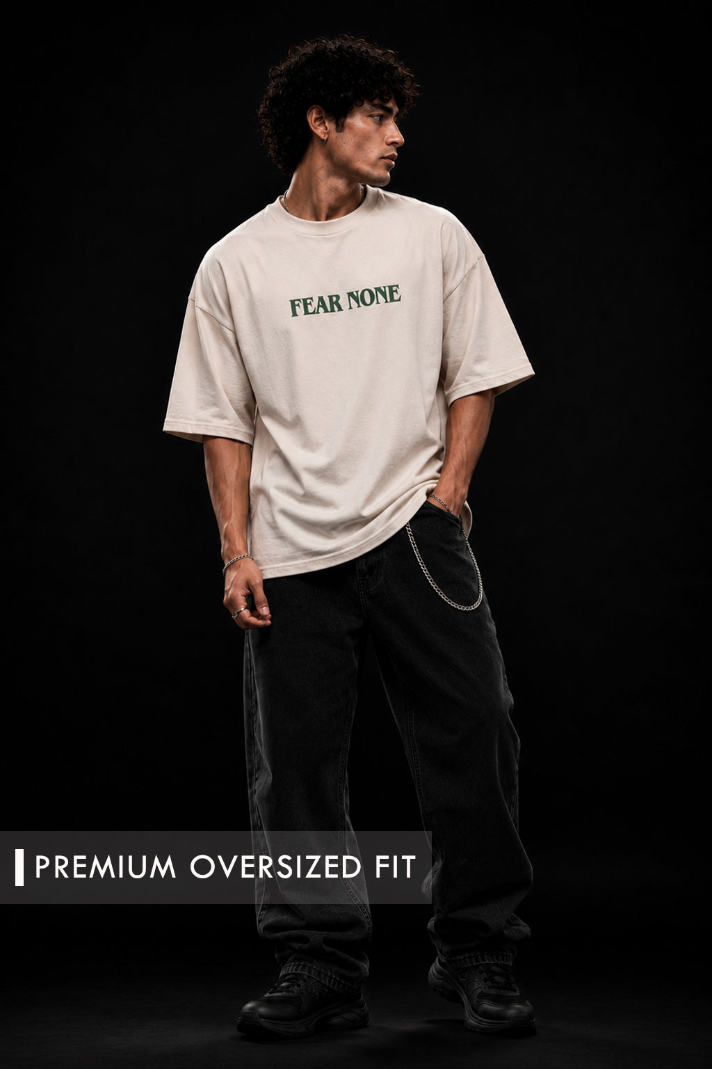 Zoro One Piece Premium Oversized T Shirt for Men | 240 GSM Cotton Anime Printed Tee