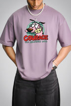 Oversized Cartoon Dog Graphic T-Shirt for Men & Women - Hypesight